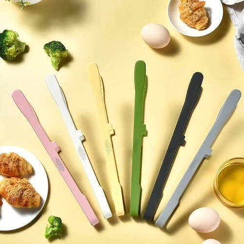 Silicone Food Toast Tongs Trivet Tongs for Kitchen Tongs Non