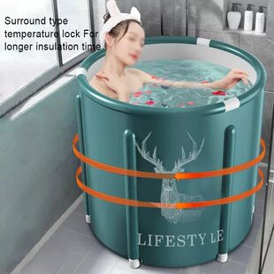 Cloth Folding Bath Bucket Children Adult Bathtub six layers