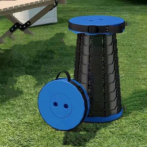 Portable Folding Telescopic Stool Lightweight Plastic Subway