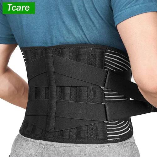 Tcare Sports Back Braces for Lower Back Pain Relief with 6 S