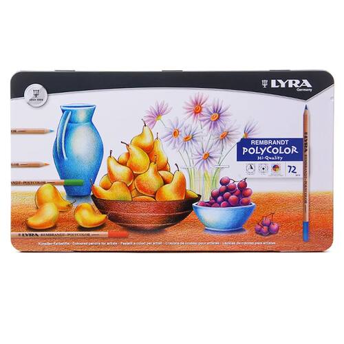 72 Colors Rembrandt Polycolor Color Pencil Set Oil Drawing P