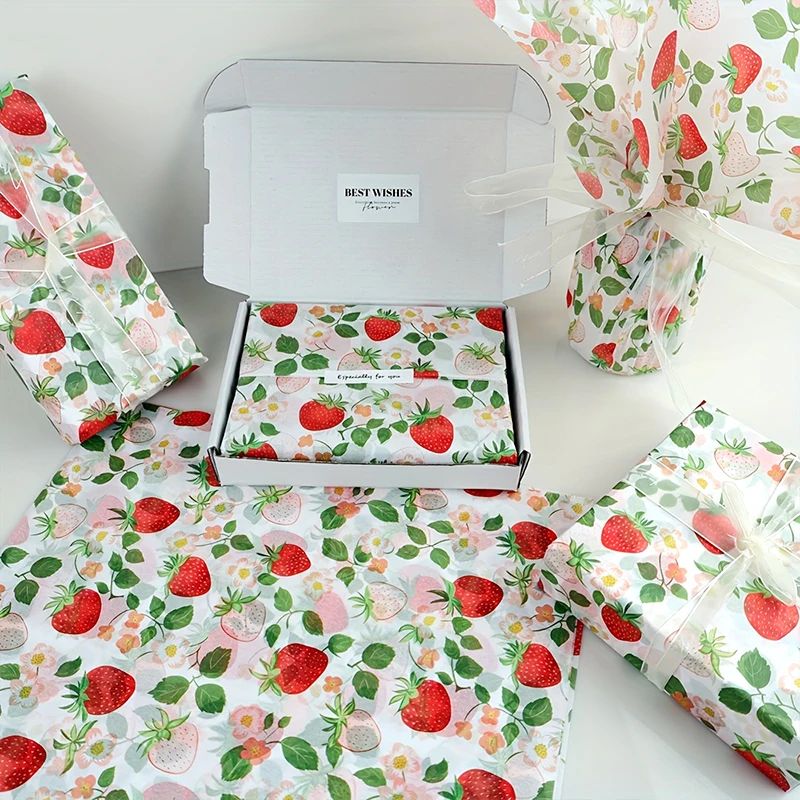 10 Sheets Floral Pattern Tissue Paper Gift Wrapping Paper Fl