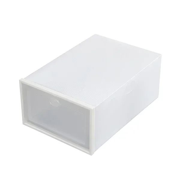 1P Shoe Storage Box, Clear Plastic Stackable  Shoe Sneaker