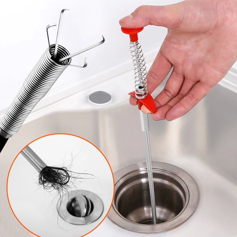 Plumbing Four-claw Hook Dredger Sewer Toilet Tool Manual Toi