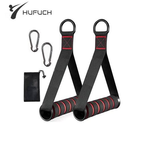 Resistance Bands Handle Bar Attachment Station Fitness Pulle