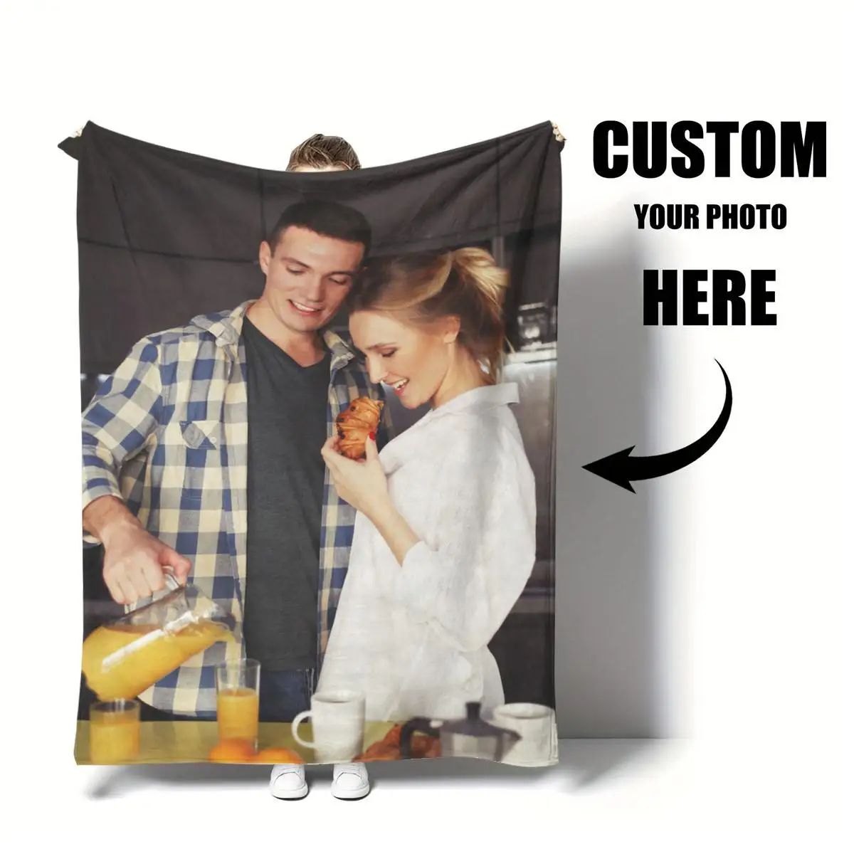 Customized - Holiday Themed Blankets, Customized with Your O
