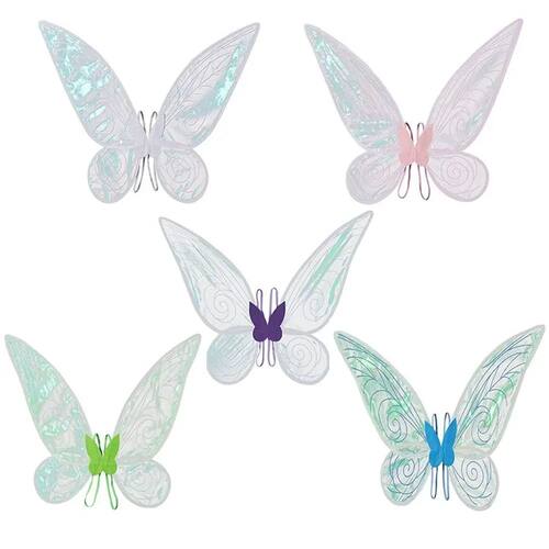 Butterfly Fairy Wings Costume Women Girls Sparkle Princess A