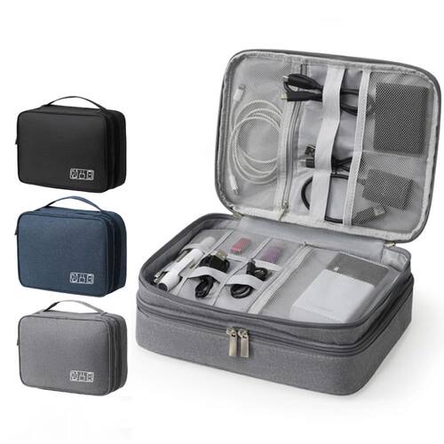 Multifunctional Digital Bag Data Cable Headphones Hard Drive