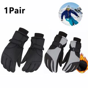 Winter Outdoor Warm Skiing Gloves Waterproof Skiing Gloves T