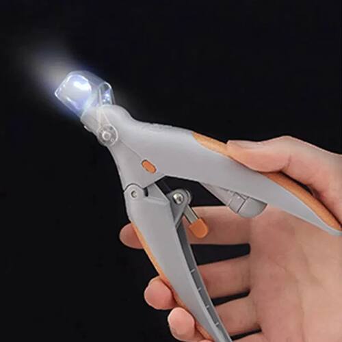 LED Light Pet Nail Clipper With Amplification Function Dog C