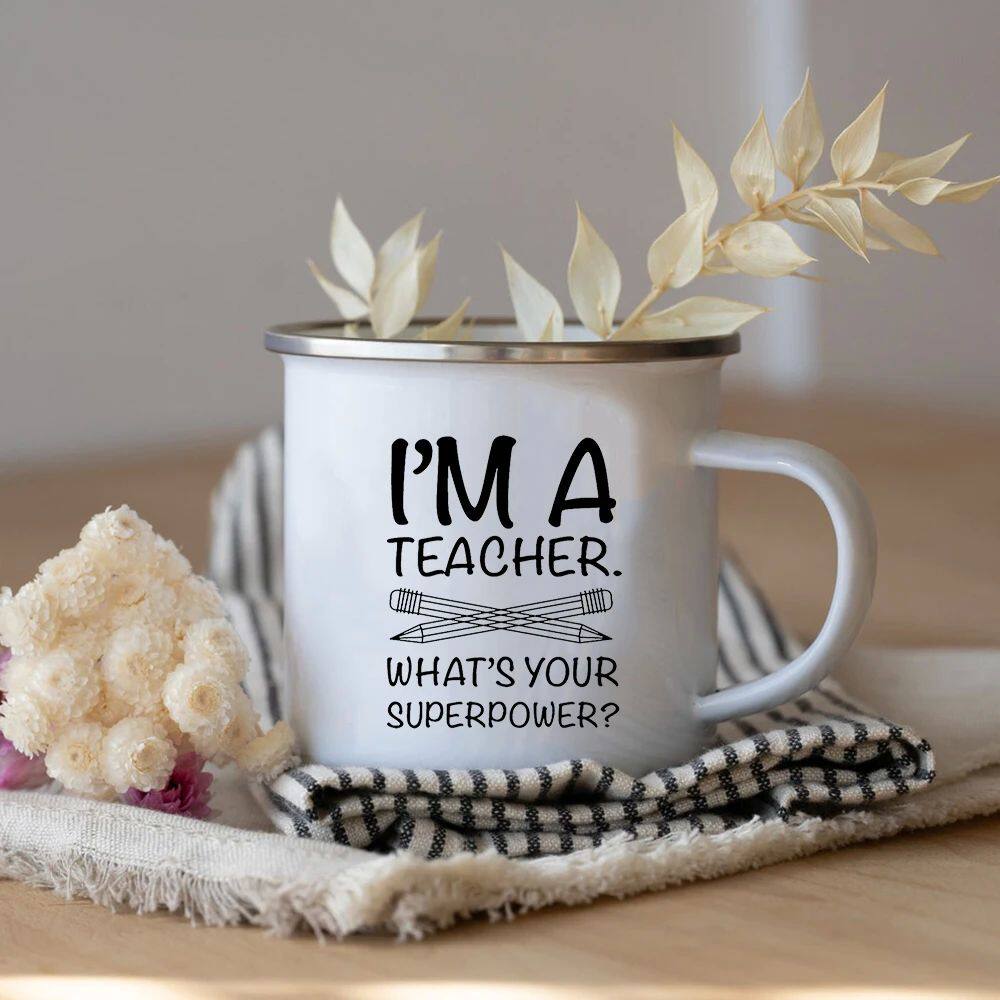 I'm A Teacher What's Your Superpower Teacher Coffee Tea Mug