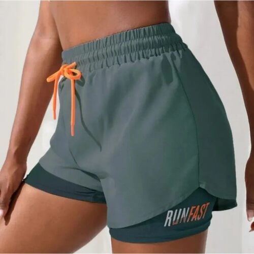Women's High Rise Yoga Shorts With Elastic Proximity Control