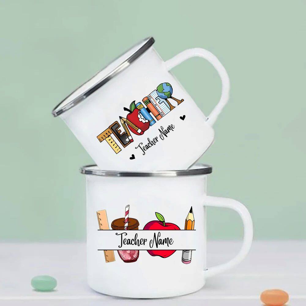 Personalised Teacher Mug with Name Thank You for Helping Me