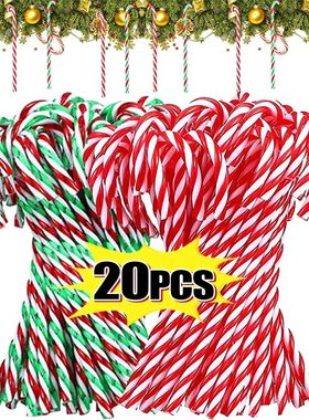 Christmas Candy Canes Xmas Tree Acrylic Crutch Hanging Penda