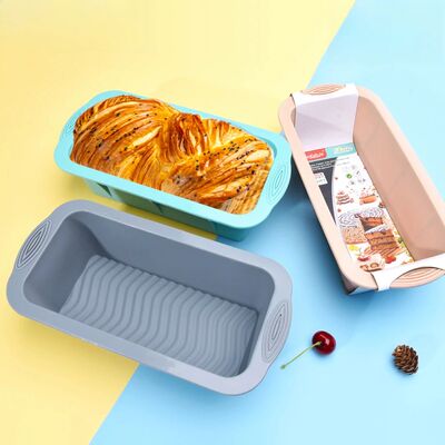3D Silicone Bread Loaf Pan Non-Stick Rectangular Baking Mold