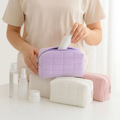 Cute Soft Plush Small Cosmetic Bag Portable Travel Pouch Sol
