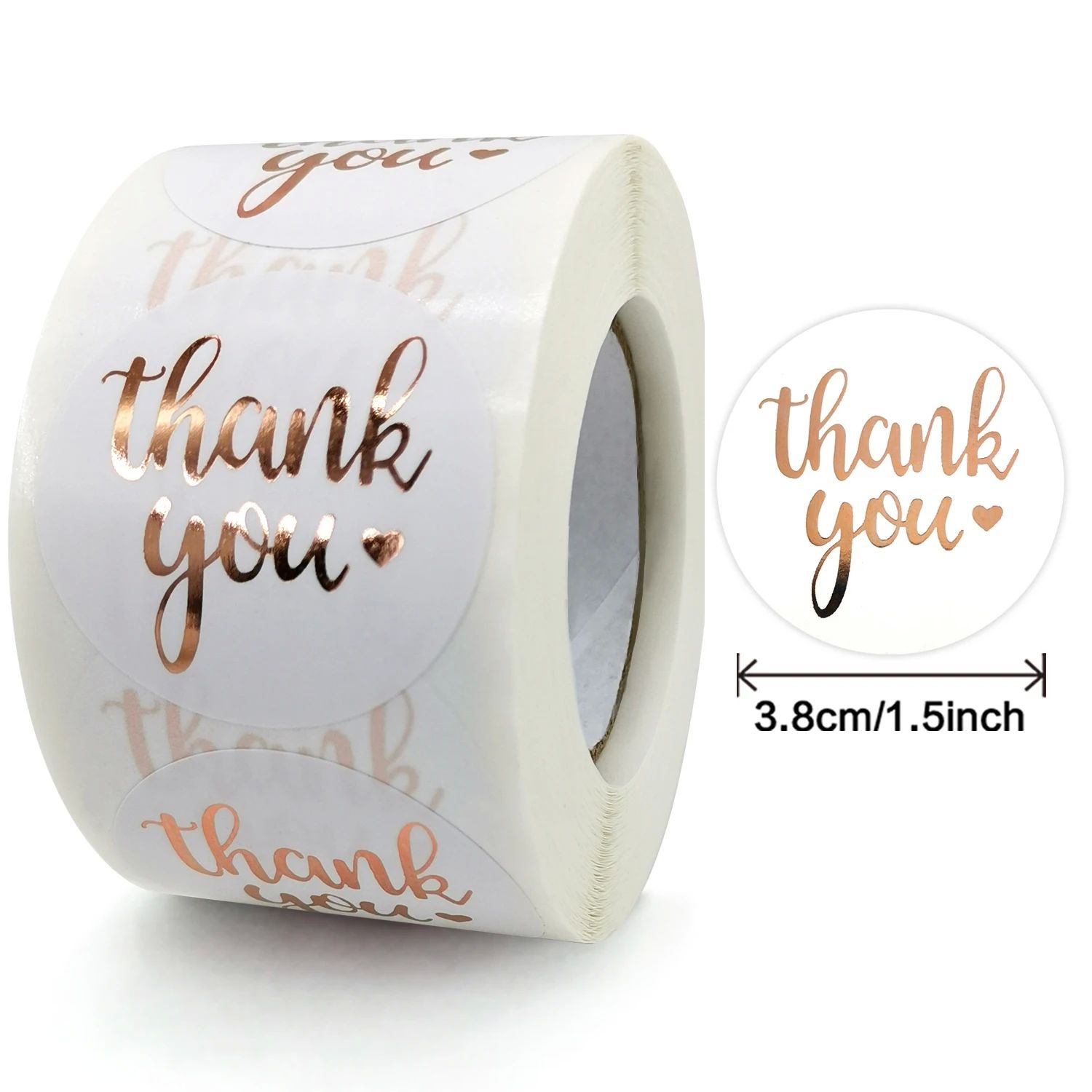 100-500 Pcs 1-1.5Inch Gift Sealing Thank You Stickers Christ