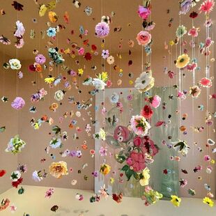 20Pcs Artificial Floating flower Curtain Wedding Couple Phot