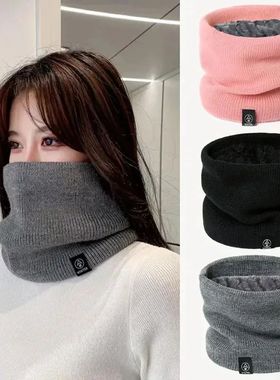 Fashion Women Knitted Scarf Solid Cashmer Like Winter Snood