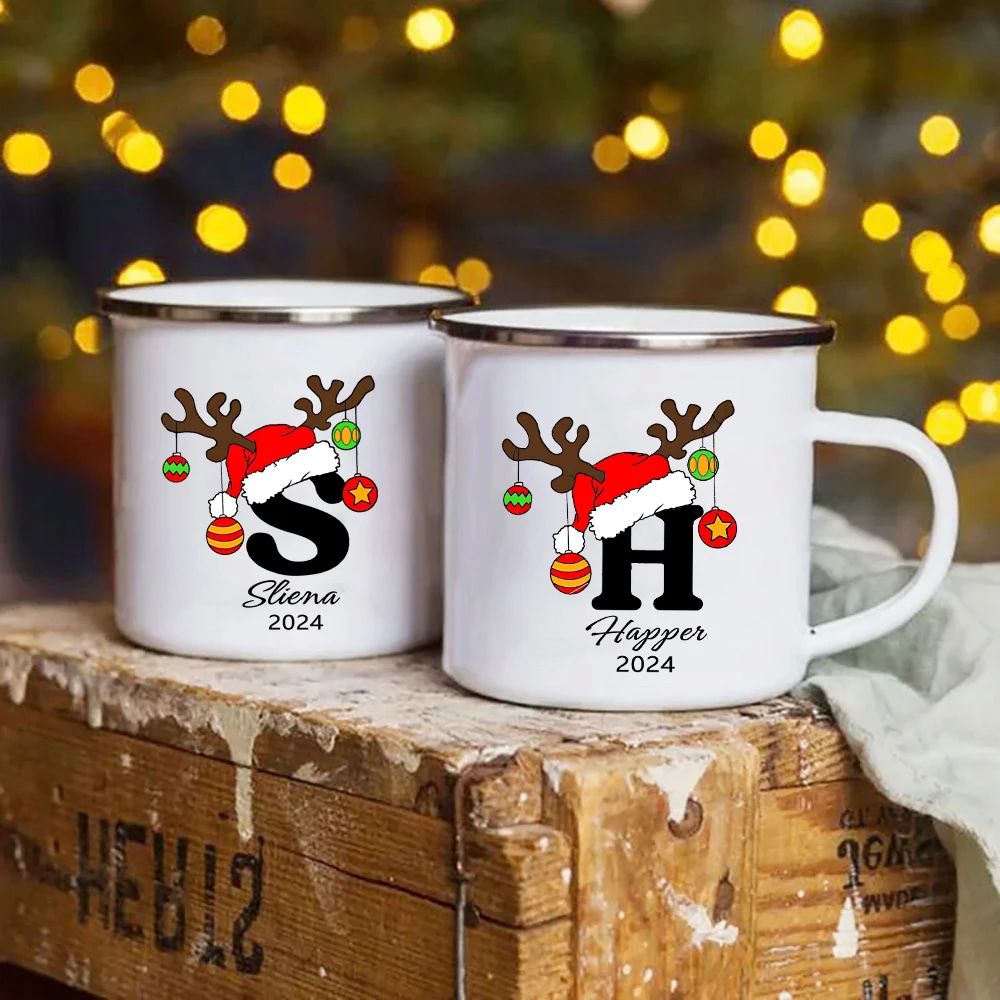 Personalized Christmas Mug Initial Name Mug Christmas Gifts