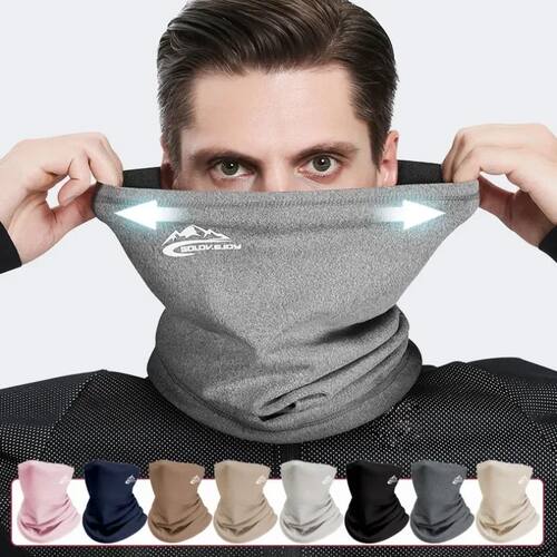 New Winter Sports Running Ski Mask Velvet Thermal Neck Warme