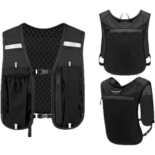 Running Hydration Vest for Women and Men, Water-Resistant, B