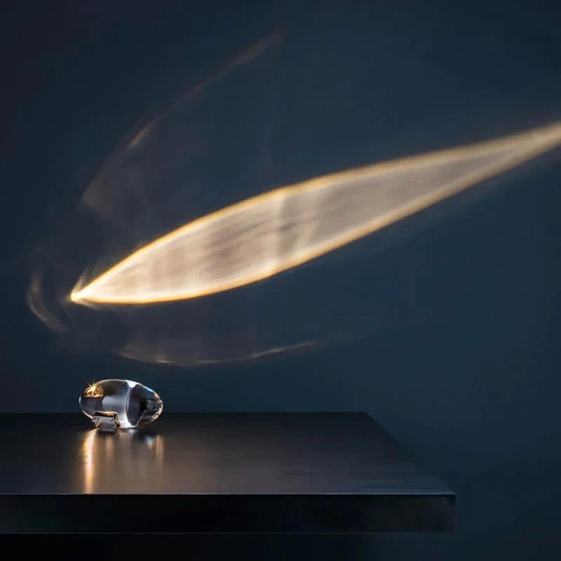 Table Lamp Led Crystal Eye Of The Sky Italian Designer Bedsi