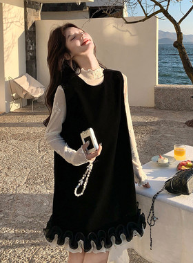 2026春季新款蕾丝丝绒花边套装P155K248