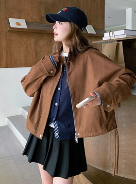 【大货】独家麂皮绒抽绳外套D63 P155K238