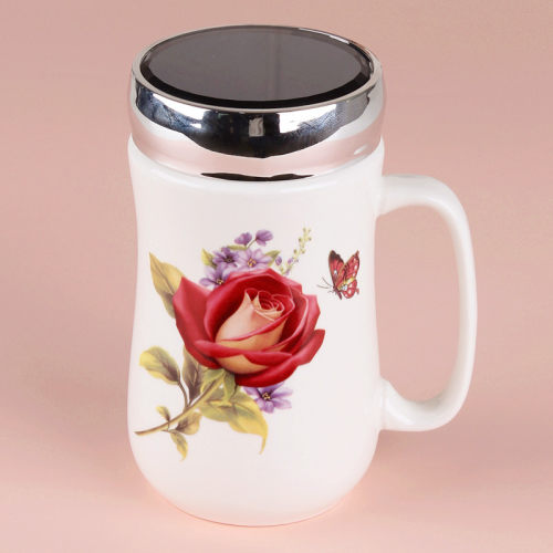 400毫升大容量陶瓷镜面杯