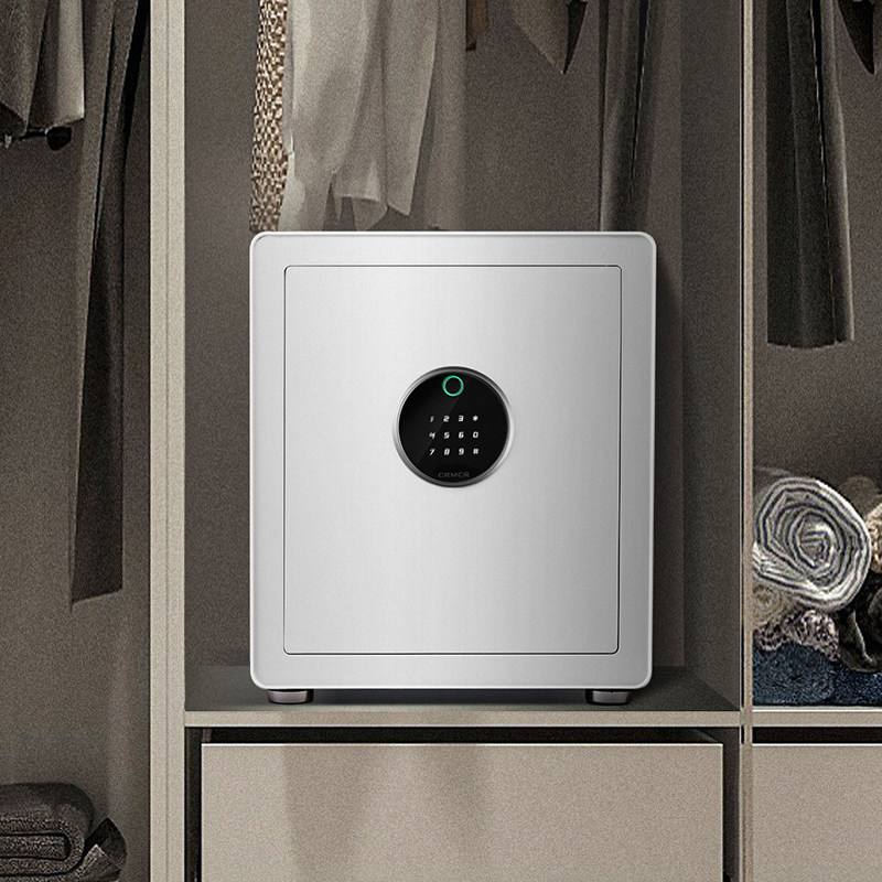 首饰保险箱家用小型已接入米家APP卡唛crmcr保险柜箱小型防盗保管箱指纹密码箱衣帽间衣柜嵌入式夹万45MP
