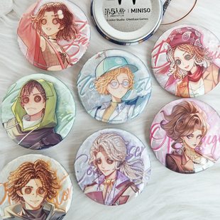 正版第五人格吧唧名创优品漫游光景徽章盲盒勘探员气象学家官谷