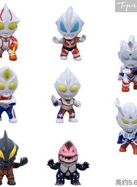 奥特曼英雄守护系列挂件 ULTRAMAN模型摆件迪迦泽塔玩偶怪兽玩具