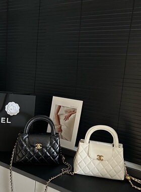 2026新款女包个性韩版手提潮流链条锁扣真皮百搭时尚网红斜挎包潮