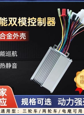 电瓶电动电车控制器双模6v48v50w60v500w72v1000w两轮通用