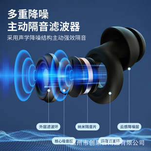 新款超强滤波器耳塞 专用学生宿舍睡眠降噪静音隔音睡觉