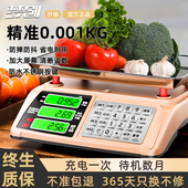 梦创电子秤商用小型台秤30kg公斤高精度称重电子秤市场卖菜用高精