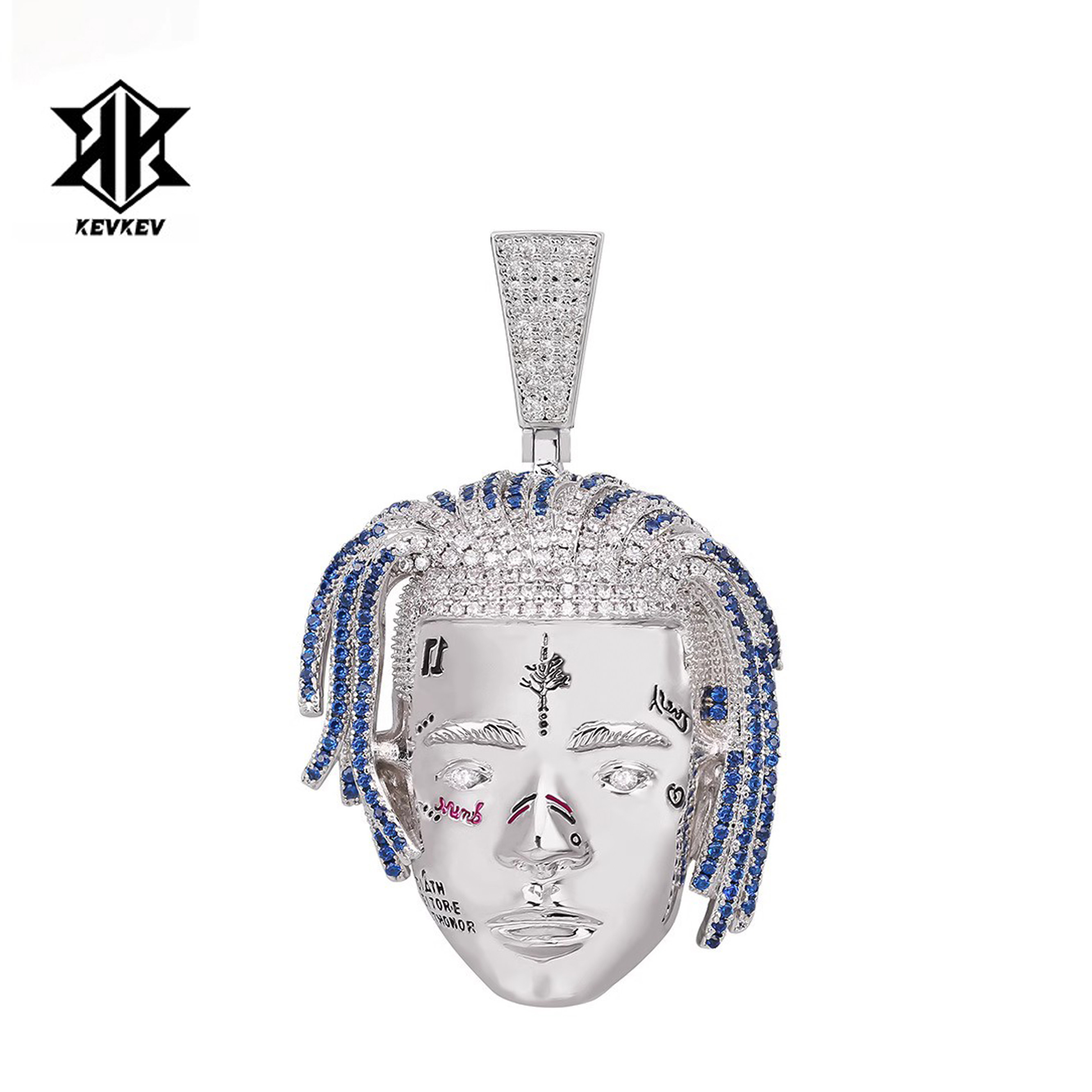 kevkev欧美嘻哈歌手男朋克项链