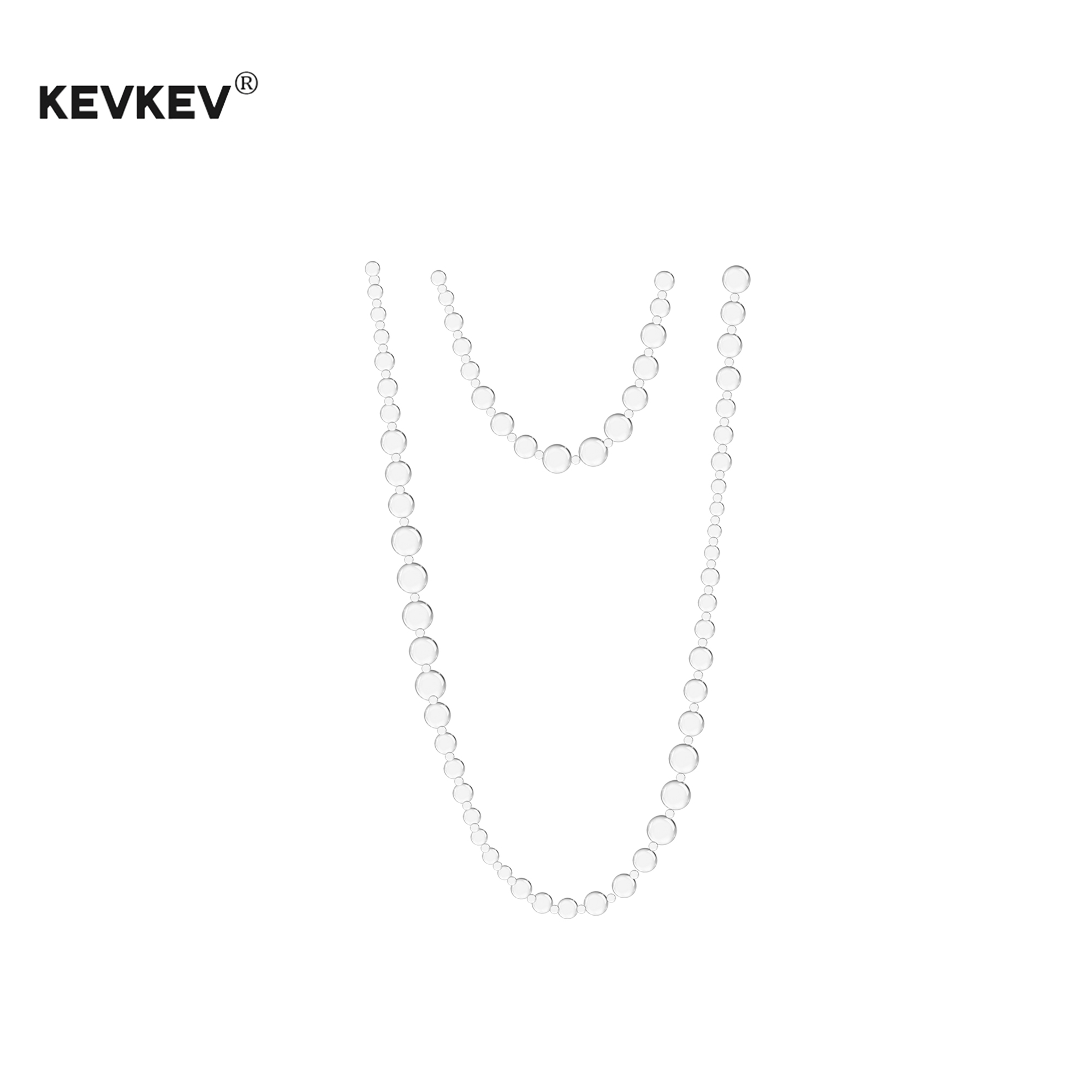 kevkev天然双A白水晶项链~极简风自带高级感颈链时尚锁骨链送女友
