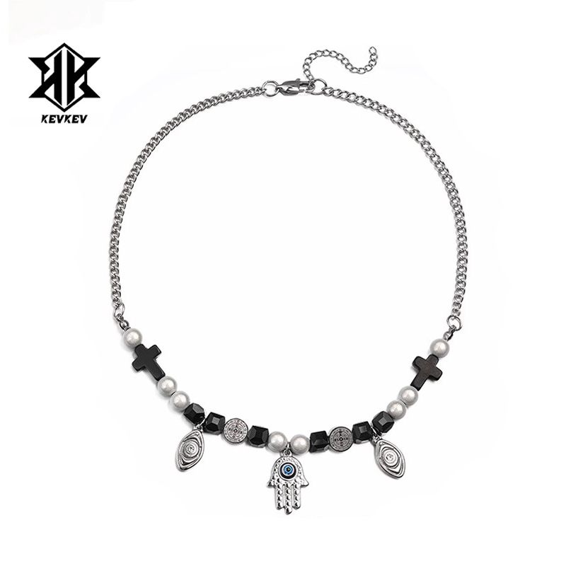 珍珠项链新款嘻哈珍珠项链