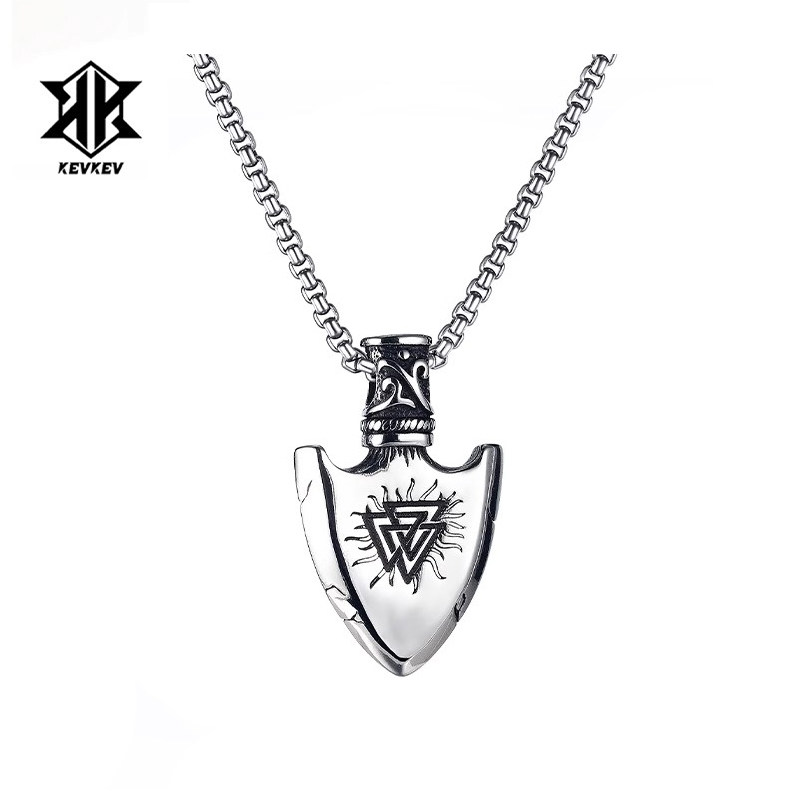 嘻哈项链kevkev吊坠男钛钢
