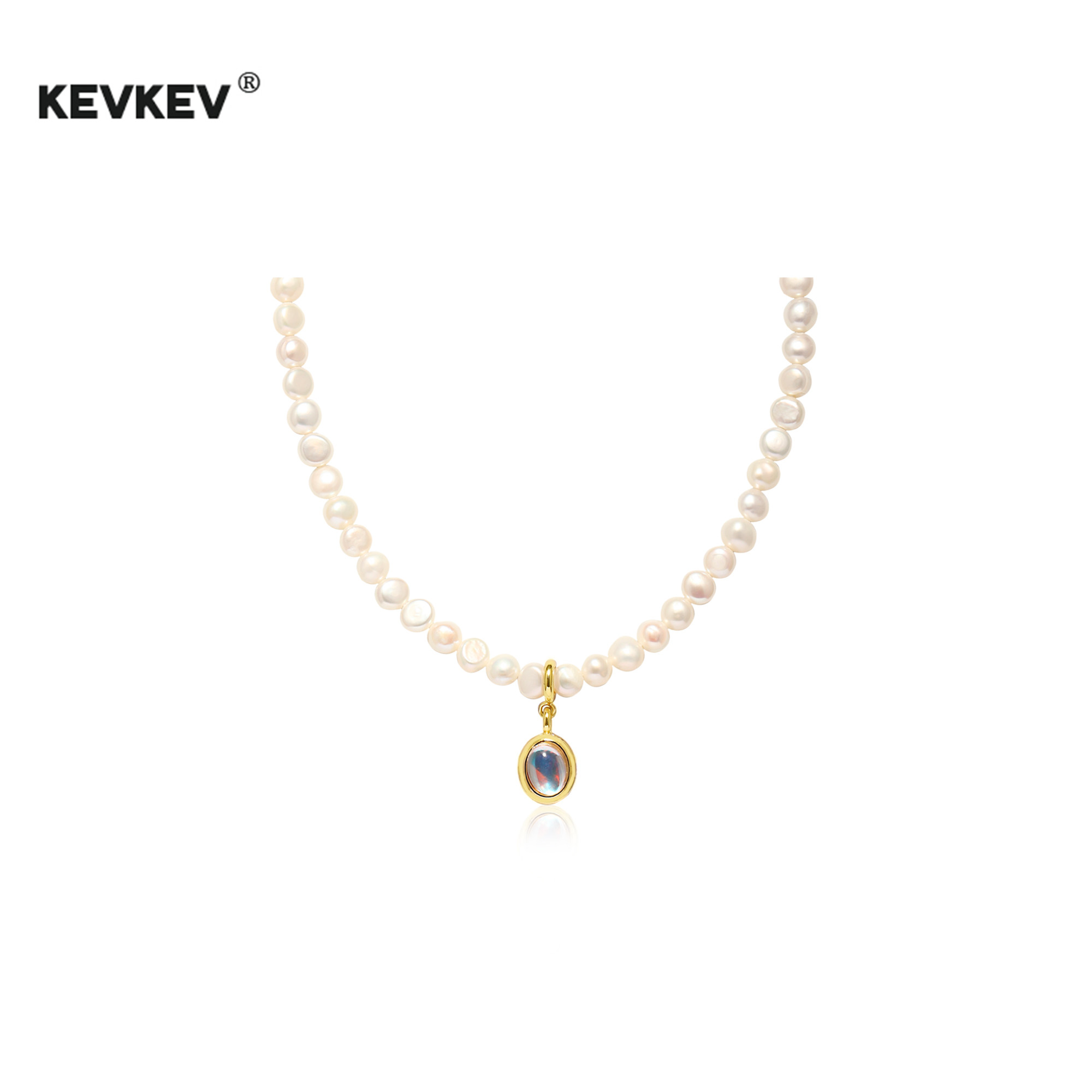 kevkev关晓彤同款千金感法式珍珠项链巴洛克淡水珍珠女锁骨链秋冬