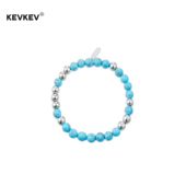 kevkev韩国正品 金泰妍同款 手串女绿松石手链七夕礼物情侣可刻字