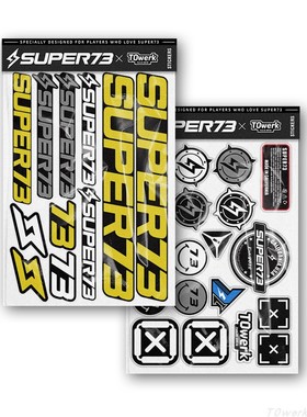 Super73RXS1Y1官网复刻贴纸原创主题款电动车装饰改装配件个性diy