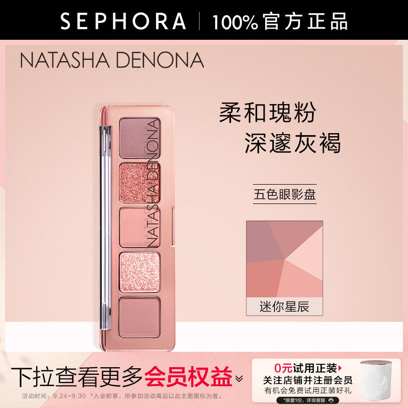 Natasha/娜塔莎五色眼影盘