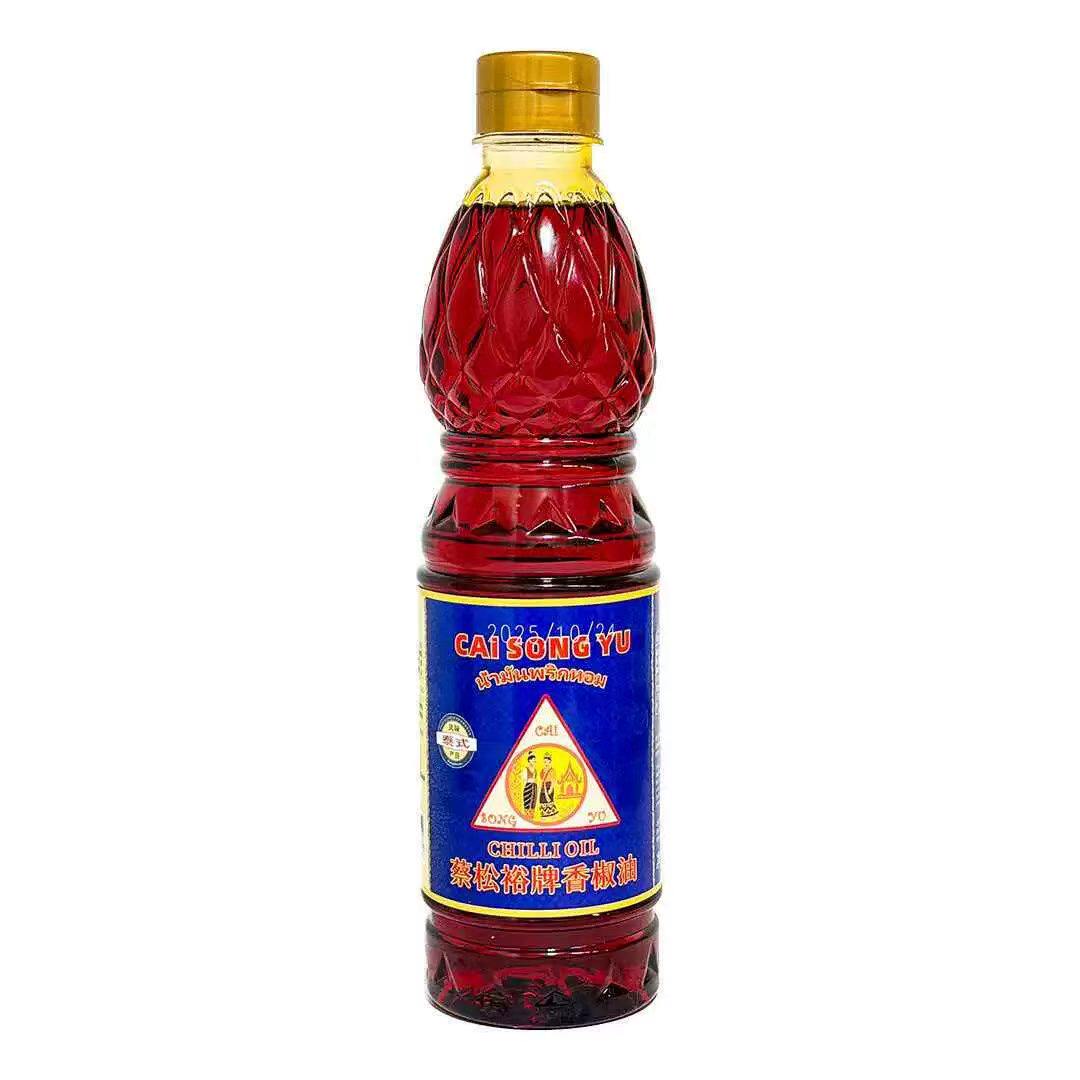 泰国蔡松裕牌香椒油辣椒油720ml 泰式辣油红油辣椒酱家用商用