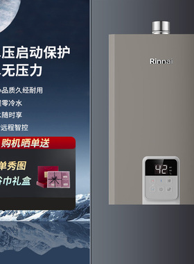 林内劲逸系列RUS-R16E42G-CH零冷水即热室内16升强排式燃气热水器