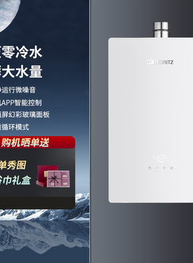 能率GQ-16S6AFEXQ/16S6AFEX-H燃气热水器水量伺服零冷水16升琉光