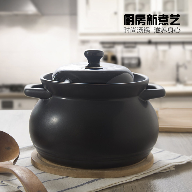 韩式砂锅炖锅煲汤煮粥 明火家用锅耐高温养生陶瓷锅沙锅
