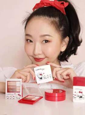 日本凯蒂猫限定INTEGRATE五色眼影爱心眼影 裸色系BR703 PK704
